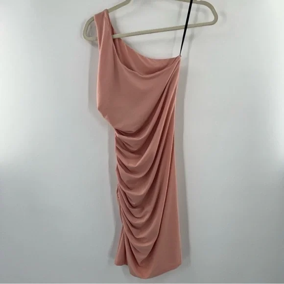 Michael Costello x Revolve NWT Kimberly Mini Dress in Light Mauve size Small - Picture 8 of 9